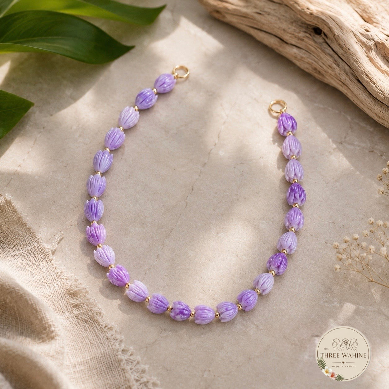 Pikake Single Strand Purse Lei